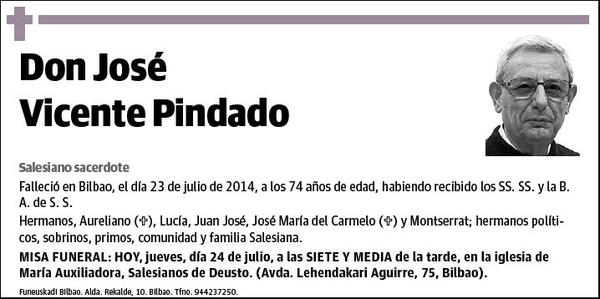 VICENTE PINDADO,JOSE