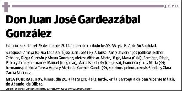 GARDEAZABAL GONZALEZ,JUAN JOSE