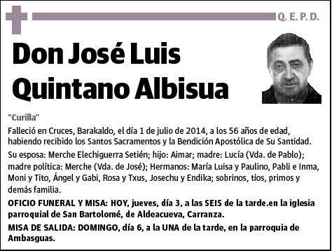 QUINTANO ALBISUA,JOSE LUIS