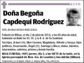 CAPDEQUI RODRIGUEZ,BEGOÑA