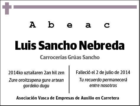 SANCHO NEBREDA,LUIS