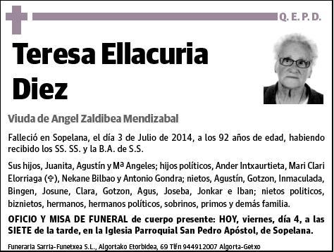 ELLACURIA DIEZ,TERESA