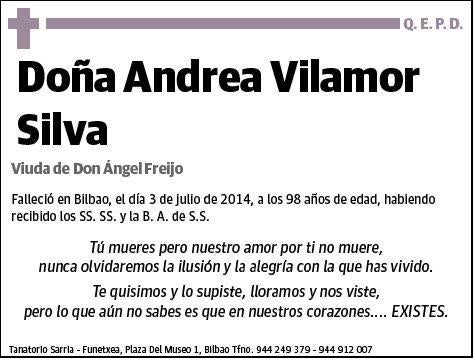 VILAMOR SILVA,ANDREA