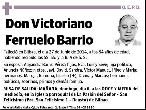 FERRUELO BARRIO,VICTORIANO