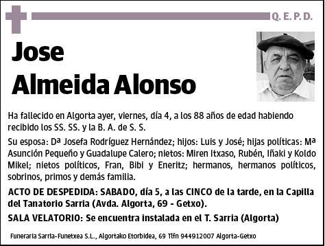 ALMEIDA ALONSO,JOSE