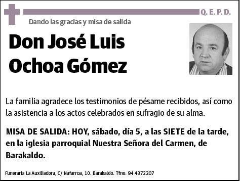 OCHOA GOMEZ,JOSE LUIS