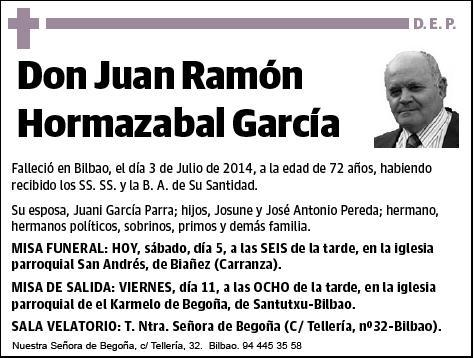 HORMAZABAL GARCIA,JUAN RAMON