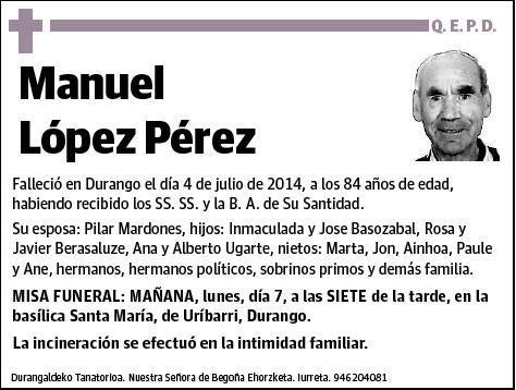 LOPEZ PEREZ,MANUEL