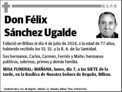 SANCHEZ UGALDE,FELIX