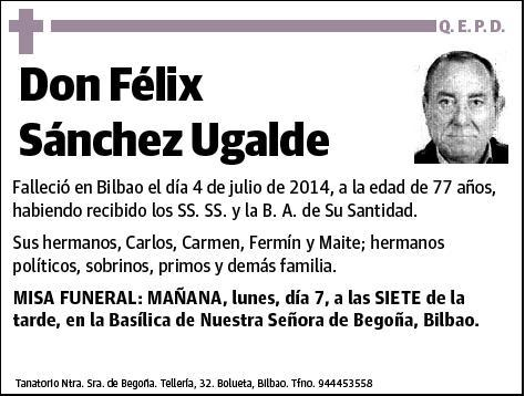 SANCHEZ UGALDE,FELIX