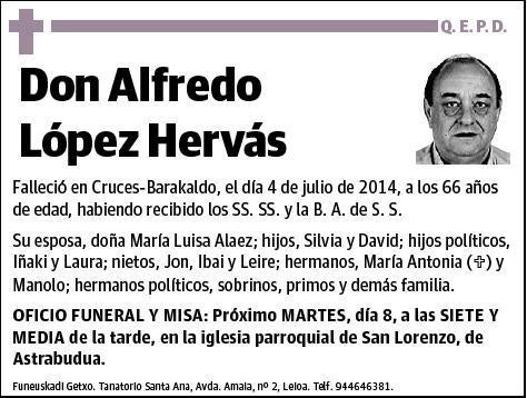 LOPEZ HERVAS,ALFREDO