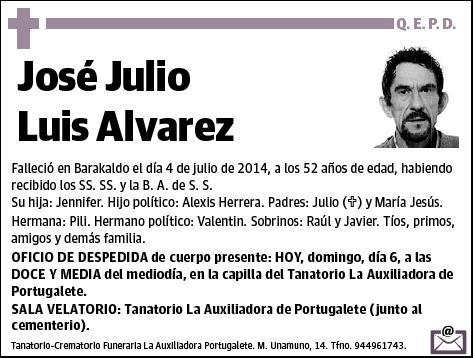 LUIS ALVAREZ,JOSE JULIO