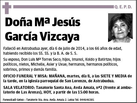 GARCIA VIZCAYA,Mª JESUS