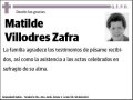 VILLODRES ZAFRA,MATILDE