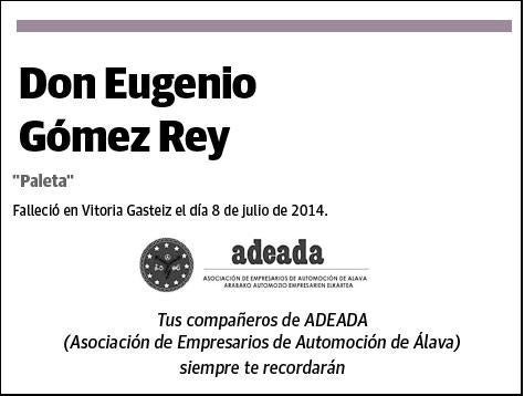 GOMEZ REY,EUGENIO