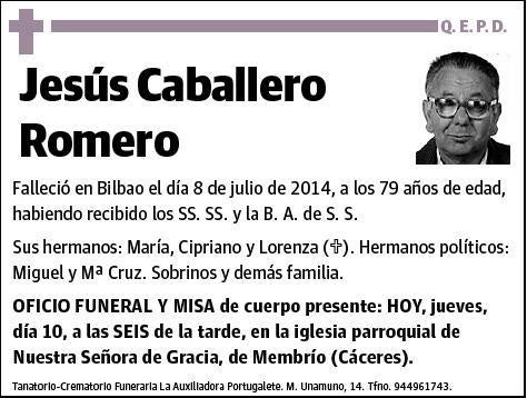 CABALLERO ROMERO,JESUS