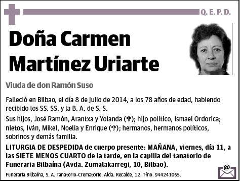 MARTINEZ URIARTE,CARMEN