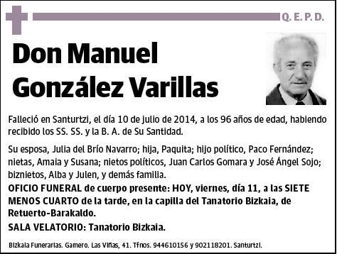 GONZALEZ VARILLAS,MANUEL