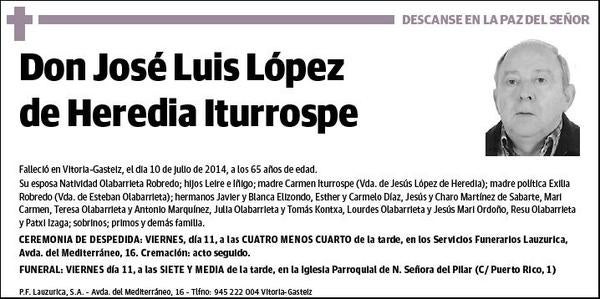 LOPEZ DE HEREDIA ITURROSPE,JOSE LUIS