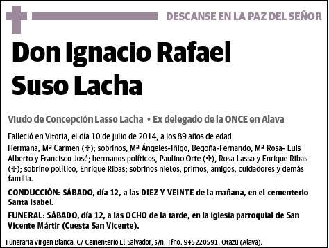 SUSO LACHA,IGNACIO RAFAEL