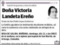 LANDETA EREÑO,VICTORIA