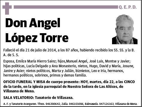 LOPEZ TORRE,ANGEL