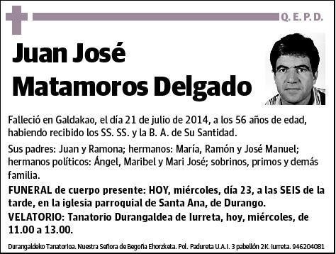 MATAMOROS DELGADO,JUAN JOSE