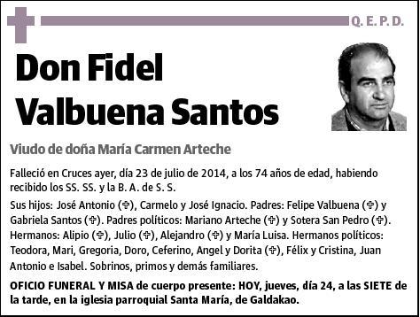 VALBUENA SANTOS,FIDEL