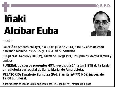 ALCIBAR EUBA,IÑAKI