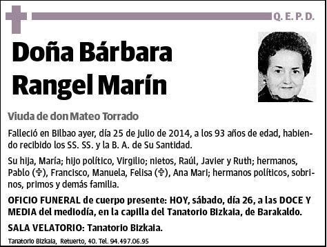 RANGEL MARIN,BARBARA