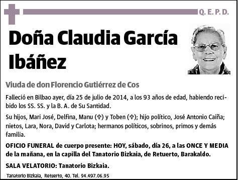 GARCIA IBAÑEZ,CLAUDIA