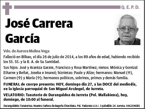 CARRERA GARCIA,JOSE