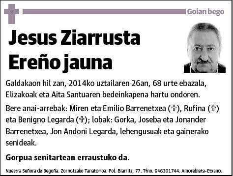 ZIARRUSTA EREÑO,JESUS