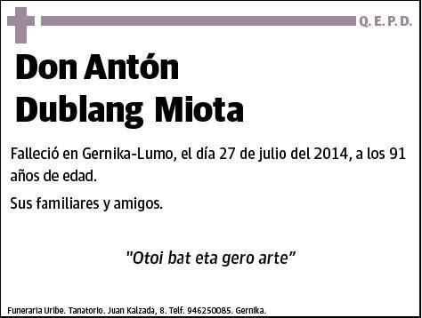 DUBLANG MIOTA,ANTON