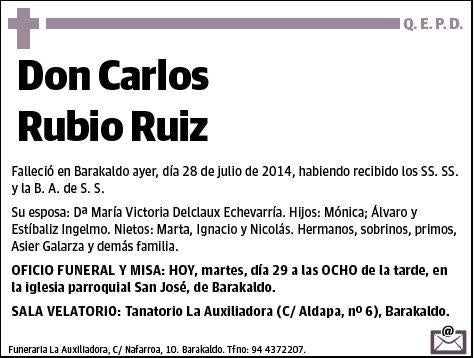 RUBIO RUIZ,CARLOS