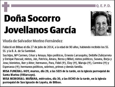 JOVELLANOS GARCIA,SOCORRO