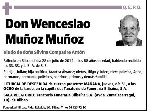 MUÑOZ MUÑOZ,WENCESLAO