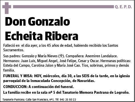 ECHEITA RIBERA,GONZALO