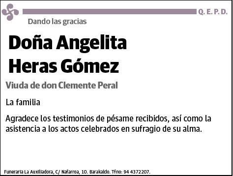 HERAS GOMEZ,ANGELITA