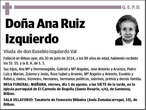 RUIZ IZQUIERDO,ANA