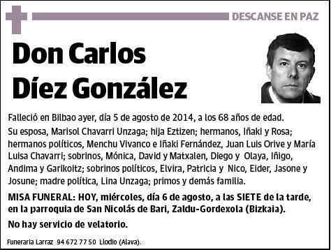 DIEZ GONZALEZ,CARLOS