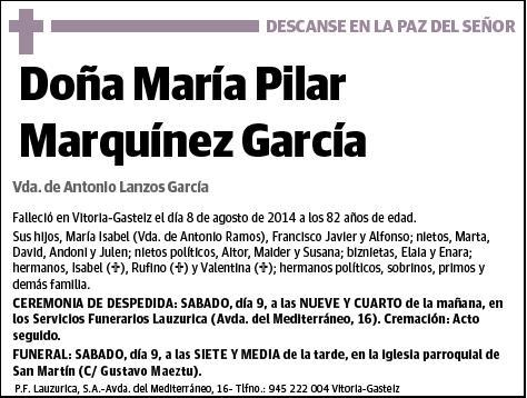 MARQUINEZ GARCIA,MARIA PILAR