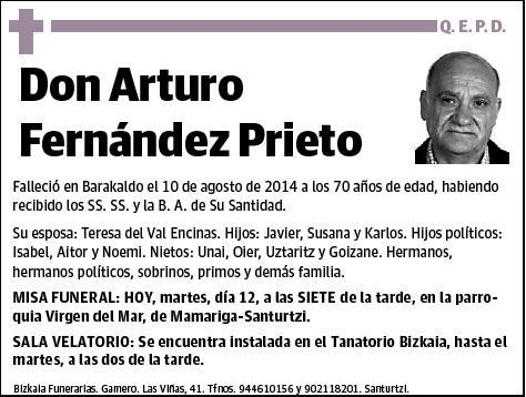 FERNANDEZ PRIETO,ARTURO