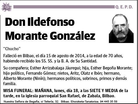 MORANTE GONZALEZ,ILDEFONSO