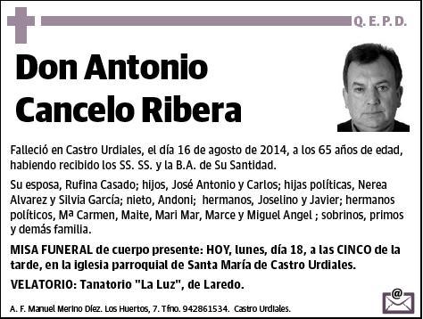 CANCELO RIBERA,ANTONIO