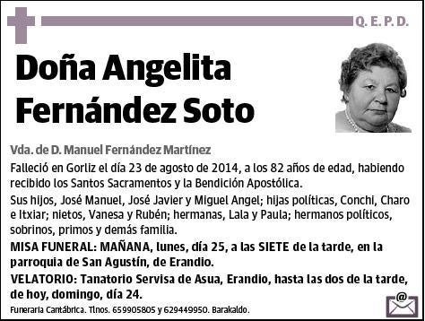 FERNANDEZ SOTO,ANGELITA