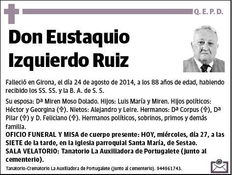 IZQUIERDO RUIZ,EUSTAQUIO