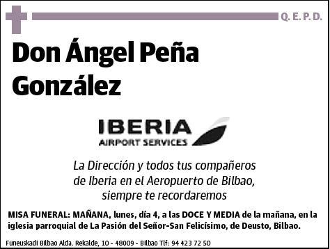 PEÑA GONZALEZ,ANGEL