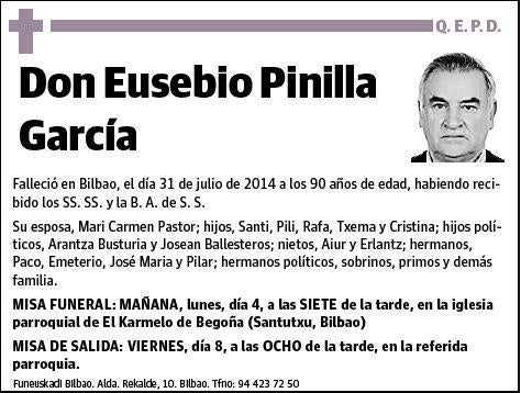 PINILLA GARCIA,EUSEBIO