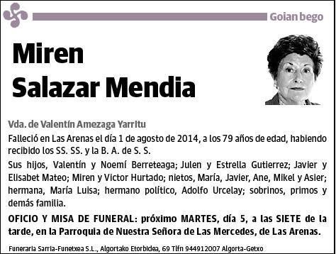 SALAZAR MENDIA,MIREN